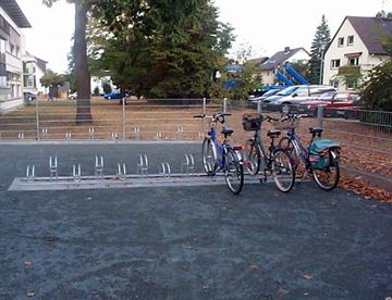 Harlem cykelstativ til cykelparkering af flere cykler, velegnet til det offentlige rum