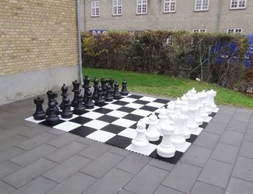 Udendørs skakbræt - Gigant skak / haveskak