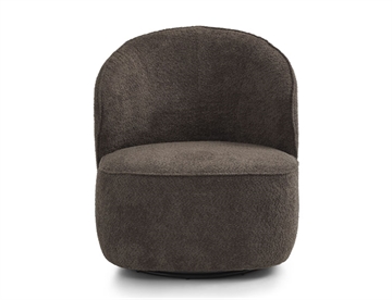 Lækker loungestol / lænestol m. drejestel til loungeområdet - moderne loungemøbler 