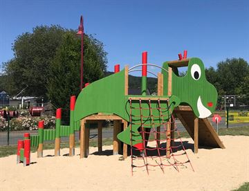 Dinosauren Eliot - Mini klatresystem til temaleg på legepladsen