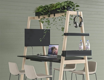 Nova Wood multibord til det moderne kontormiljø - inspiration til indretning af hyggelige møderum