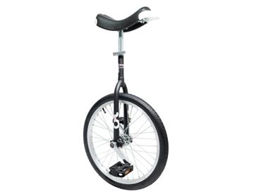 OnlyOne Unicycle 20" - Ethjulet cykel med mat sort stel og sort dæk
