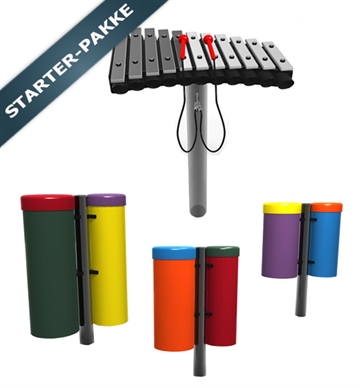 Mini pakke m. udendørs musikinstrumenter - Starter pakke