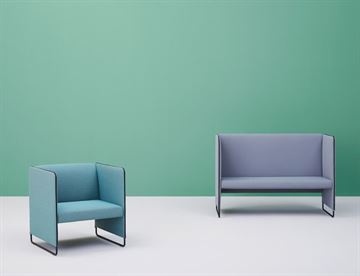 Akustikforbedrende lounge møbler fra Pedrali - Italiensk design