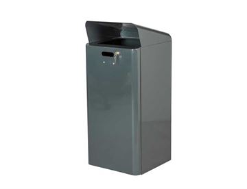 Affaldsbeholder / skraldespand i pulverlakeret stål - Affaldshåndtering 
