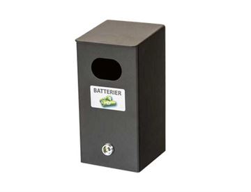 affaldsbeholder til brugte batterier - Batteriboks til kildesortering