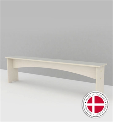 Bænk med laminat overflade, 170 cm - Fritstående indendørs bænk
