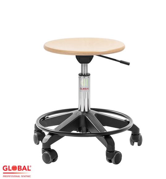 Taburet Jupiter Octopus med fodring og justerbar højde