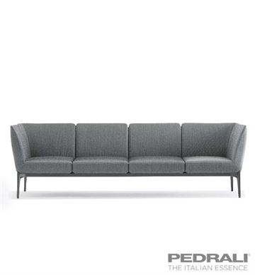 4-personers sofa fra Pedrali - SOCIAL modulsofa i italiensk design