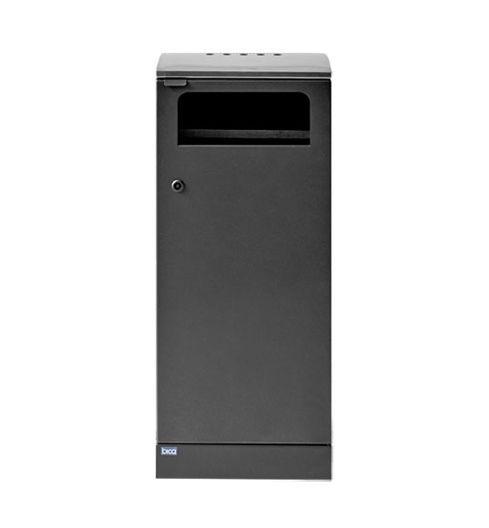 Bica affaldsmodul m. askebæger, 100 L. -  Udendørs Affaldssystem flere varianter