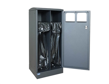 Bica udendørs affaldsmodul (2x50 L.) - Fleksibelt affaldssystem
