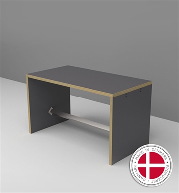 Gavlbord m. fodstøtte, L.150 cm. Højbord - vælg imellem flere størrelser og farver