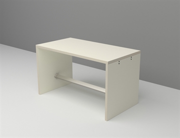 Gavlbord m. fodstøtte, L. 150 cm. 