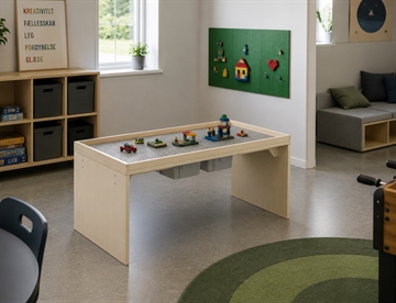 LEGO gavlbord til sjove legemiljøer i institutionen
