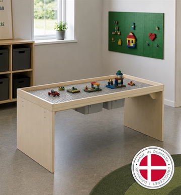 Legebord, LEGO gavlbord - Dansk produceret institutionsmøbel