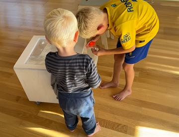 Biokasse med Lupglas