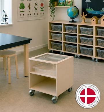 Biokasse med Lupglas / Optisk linse - Dansk produceret