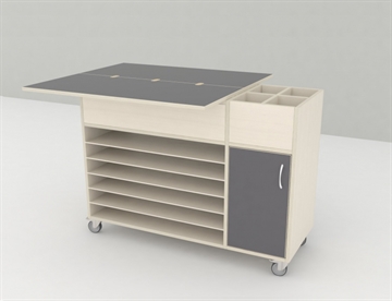 Materialevogn - Smart aktivitetsbord til børnehaver og institutioner