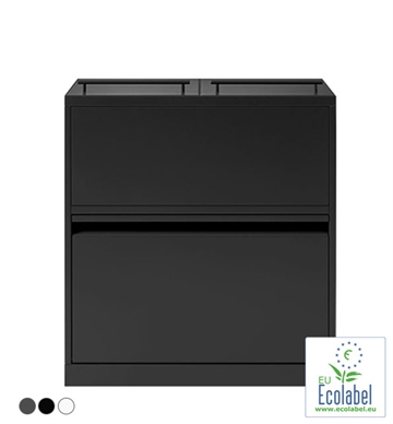 Bica Affaldsstation - Komplet affaldssorteringsmøbel til indendørs affaldssortering