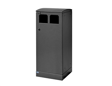 Bica affaldsbeholder, 100 L. - Fleksibelt udendørs affaldssystem m. 2 rum til sortering