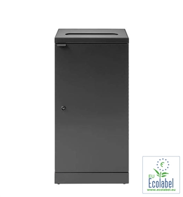 Bica Affaldsbeholder m. automatisk lukning til aviser, reklamer mm, 95L