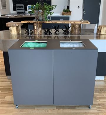 GreenCare maxi 2 kantinevogn - kildesortering