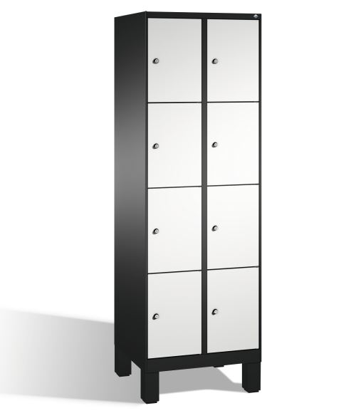 Personaleskab Evolo Plus 2 søjler - 8 rum - B 60 cm
