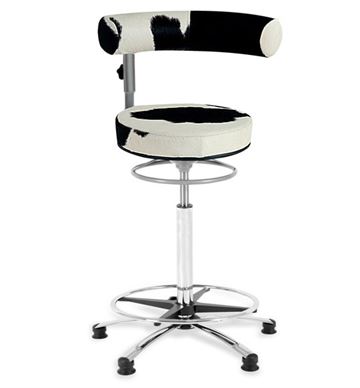 Sanus eksklusive højstol i koskind - Ergonomisk stol 