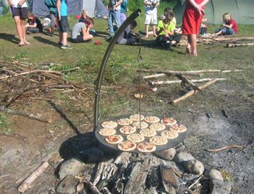 vikingepande til bålet