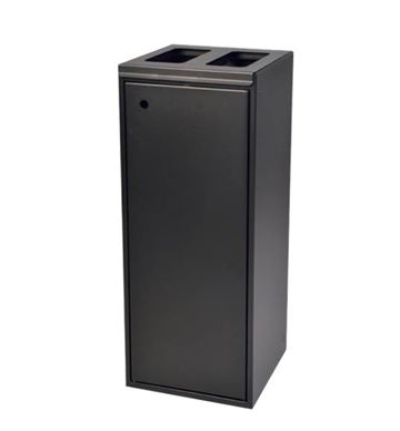 Affaldsbeholder, 2 x 60 liter. - Fleksibelt affaldssystem, dansk produceret