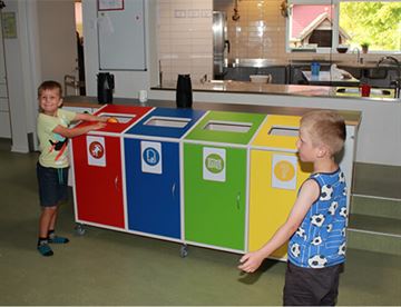 Miljøstation i børnehaven - gør det sjovt at sortere