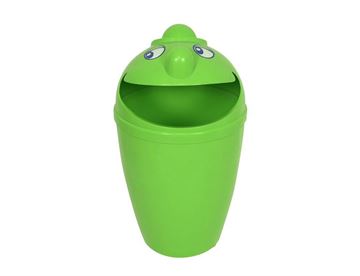 Affaldsspand til børn  - Grøn Smiley