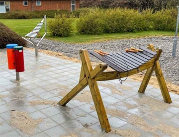 Akadinda, Marimba - Udendørs instrument
