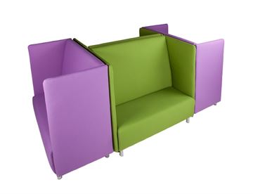 Akustik sofa opstilling med 4 stk