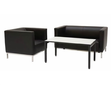 Argo sofa - sofaarrangement her med Square sofabord