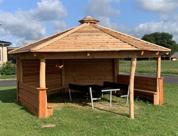 Bålhytte, Ø6 meter - God løsning til hyggelige samlingssteder i naturen