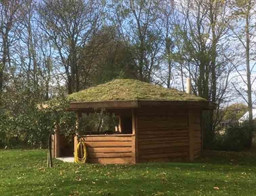 Bålhytte og Pavillon til udendørs ophold