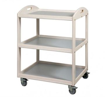Bakkebord hvidpigmenteret birk - Serveringsvogn