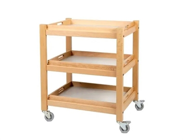 Bakkebord her i klar lak og uden kørehåndtag