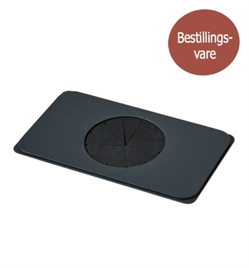  Flaskeindkast med gummimåtte - Tilbehør til Bica affaldsmoduler