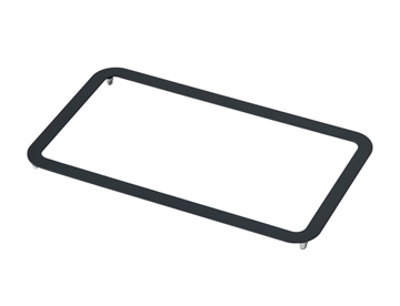 Firkantet åbent indkast til Bica affaldsbeholdere