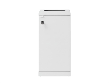 Bica Affaldsbeholder til pant m. lås, 95 L. - Pantbeholder - Hvid