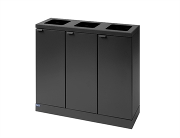 Bica affaldssystem til sortering, 3x45 L. (3 åbne rum) - Affaldsbeholder 