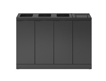 Affaldssystem, 4x45 L. til affaldssortering - Bica Basic