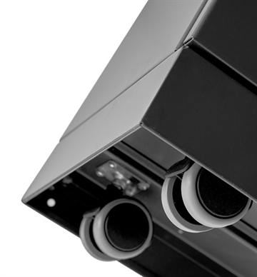 Hjulsæt à 4 stk. hjul m. hjulplade (skjulte hjul) - TILKØB til Bica affaldsbeholdere