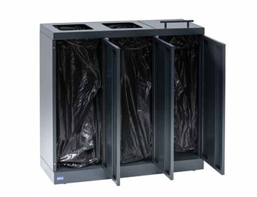 Affaldssystem, 3x65L - Bica modulær affaldsbeholder