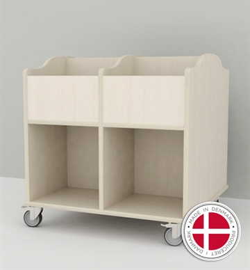 Bogvogn / Materialevogn - Dansk produceret
