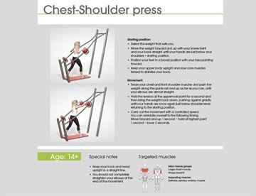 Chest-shoulderpress instruktioner