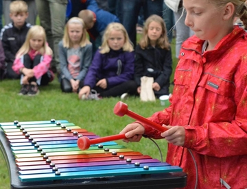 Udendørs musikinstrument til inkluderende uderum -  Capella Xylofon