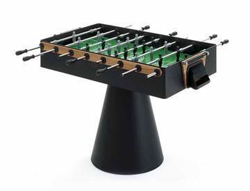 Ciclope Bordfodboldspil i sort - Bordfodboldbord til brug ude og inde 
